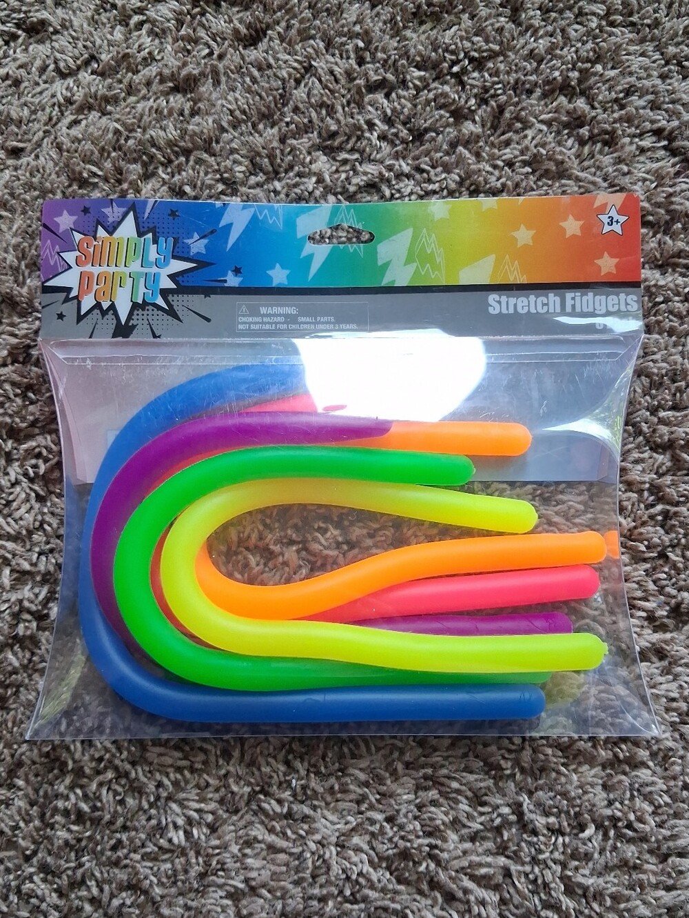Stretch Fidgets - Neon Multi-Color Pack Noodlies